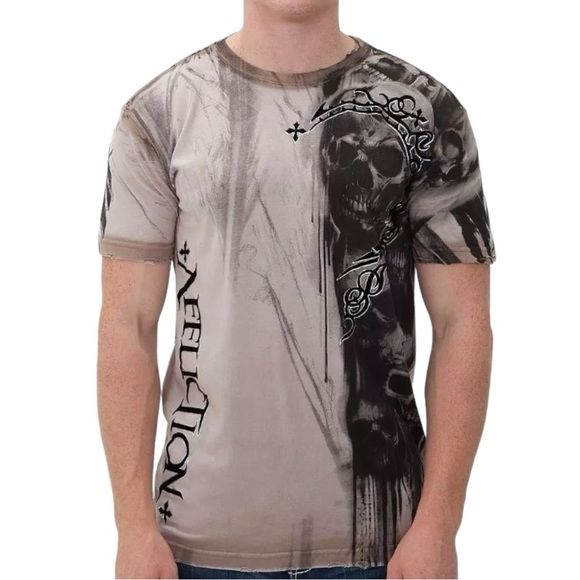 Affliction Men's T-shirt Walking dead - Picture 4 of 7